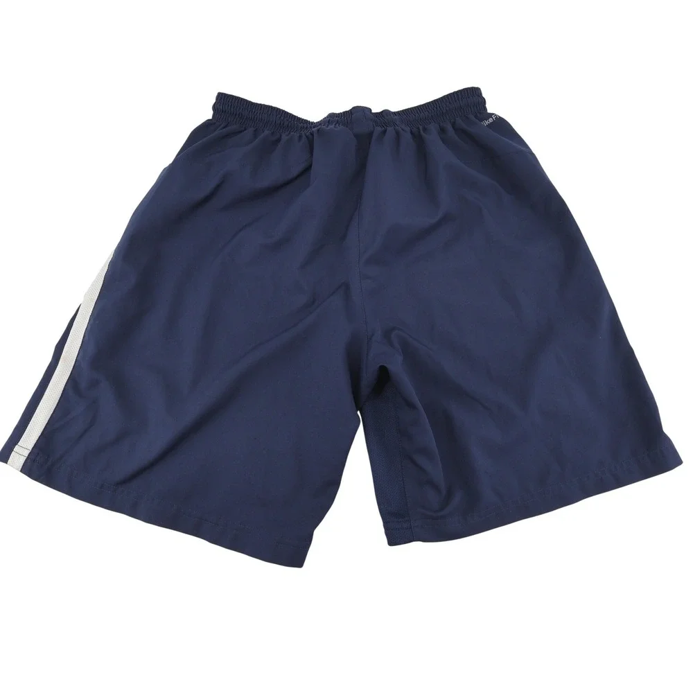 Nike‎ Athletic Shorts Navy Blue Striped Fit Dry Mens L